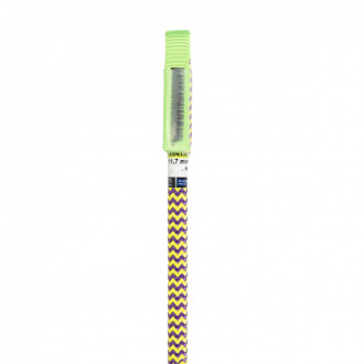Веревка статическая с петлей Edelrid Woodpecker Weblink 11.7 мм Violet-Citrus 45 м