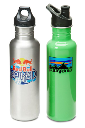 Стальные бутылки Klean kanteen с лого