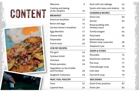 Книга туристических рецептов Outdoor Cooking: The Petromax Cookbook (на английском)