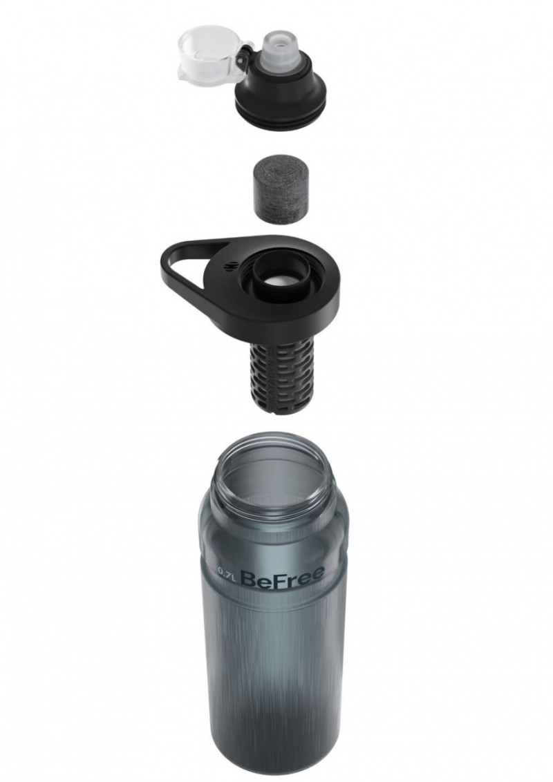 Бутылка-фильтр Katadyn BeFree AC Bottle 0.7 л Smoke
