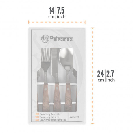 Комплект столовых приборов Petromax Camping Cutlery (5 шт)