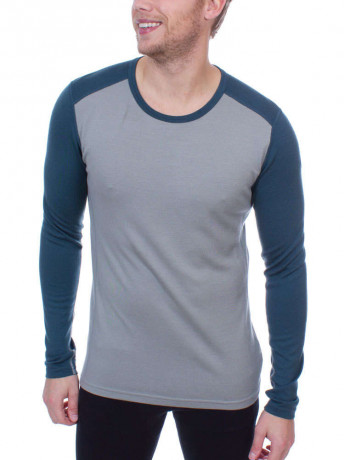 Термокофта муж. Icebreaker 260 Tech Long Sleeve Crewe Men Drift/Harmony L