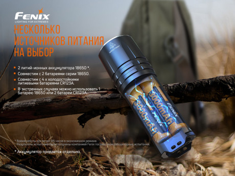 Тактический фонарь Fenix TK35UE V2.0 5000 лм