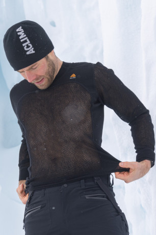 Термокофта муж. Aclima WoolNet 120 Crew Neck M's Jet Black XXXL