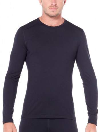 Термокофта муж. Icebreaker 200 Oasis Long Sleeve Crewe Men Black S