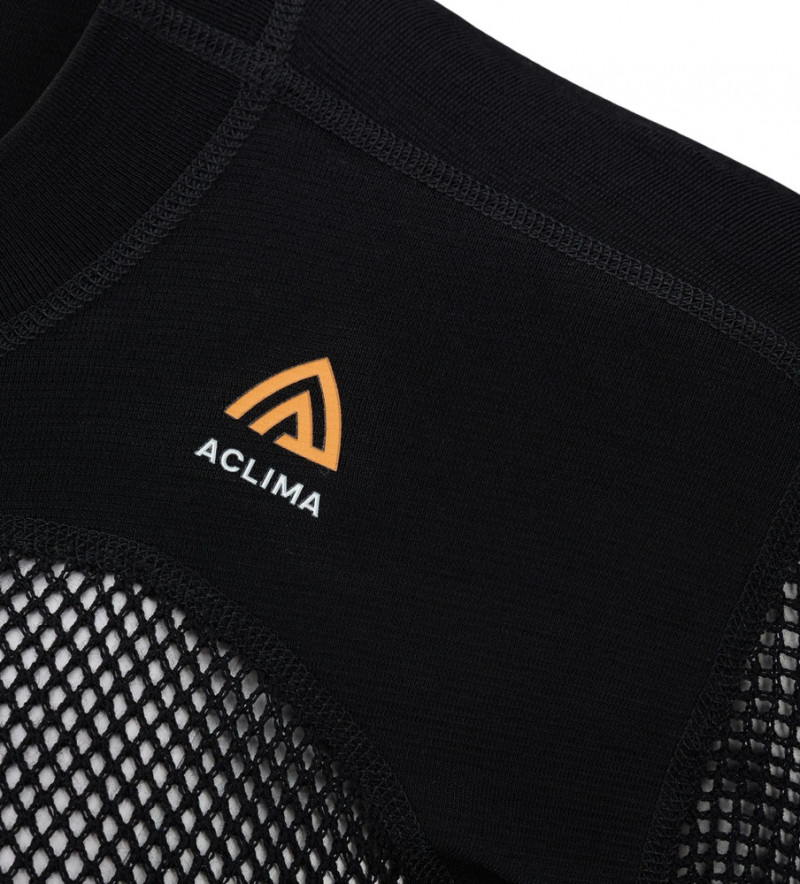 Термокофта чол. Aclima WoolNet Original Crewneck M's Jet Black S