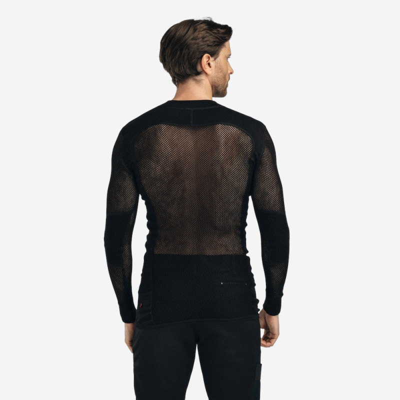 Термокофта чол. Aclima WoolNet Original Crewneck M's Jet Black S
