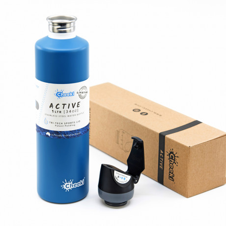 Спортивная бутылка для воды Cheeki Single Wall Active Bottle 1 л Topaz