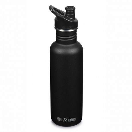 Спортивная бутылка для воды Klean Kanteen Classic Sport Cap 800 мл Black