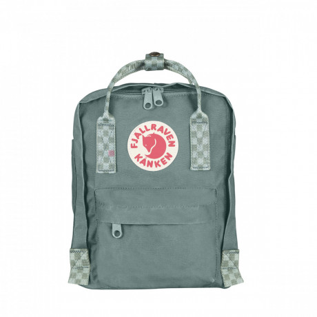 Рюкзак Fjallraven Kanken Mini 7 л Frost Green/Chess Pattern