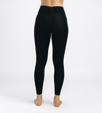 Термоштаны жен. Aclima WarmWool 200 Longs High Waist высокая посадка Jet Black M