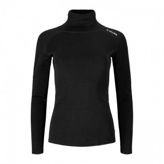 Термокофта жен. Aclima WarmWool 200 Roll Neck W's Jet Black L