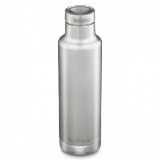 Термобутылка Klean Kanteen Insulated Classic Pour Through Cap 750 мл Brushed Stainless