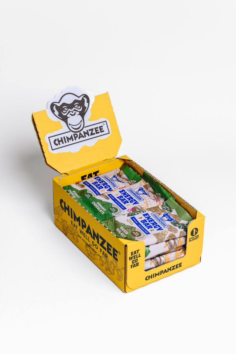 Батончик злаковый Chimpanzee Energy Bar Банан и шоколад 55 г