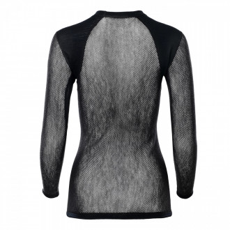 Термокофта жін. Aclima WoolNet Light Crewneck W's Jet Black S