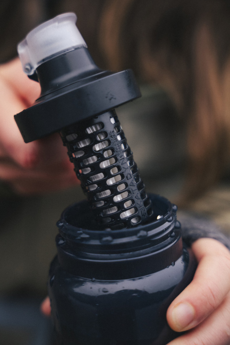 Бутылка-фильтр Katadyn BeFree AC Bottle 0.7 л Smoke