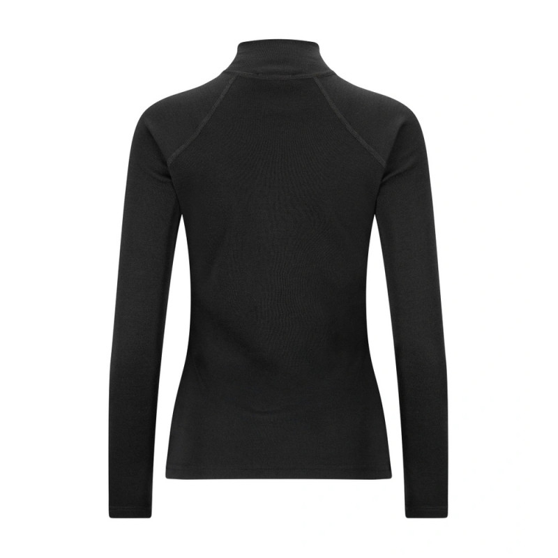Термокофта-поло жін. Aclima WarmWool Mockneck W's Jet Black XXL