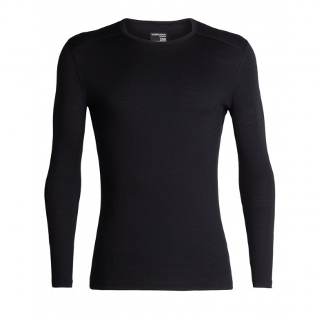 Термокофта муж. Icebreaker 200 Oasis Long Sleeve Crewe Men Black M