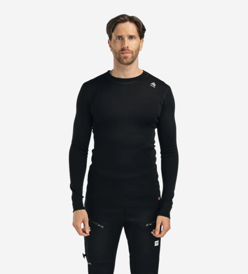 Термокофта чол. Aclima WarmWool Crewneck M's Jet Black S