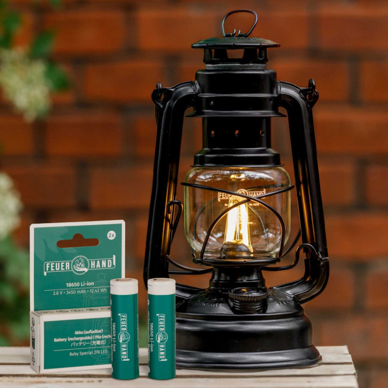 Набор аккумуляторов 18650 Li-Ion 3450 mAh для лампы Feuerhand Baby Special 276 LED (2 шт)