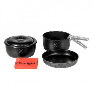 Набор посуды Trangia Tundra III 1.75 / 1.5 л (два казанка, сковорода, крышка, ручка, чехол)