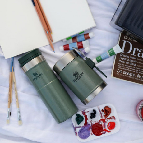 Термокружка Stanley Classic NeverLeak Travel Mug 0.47 л Hammertone Green