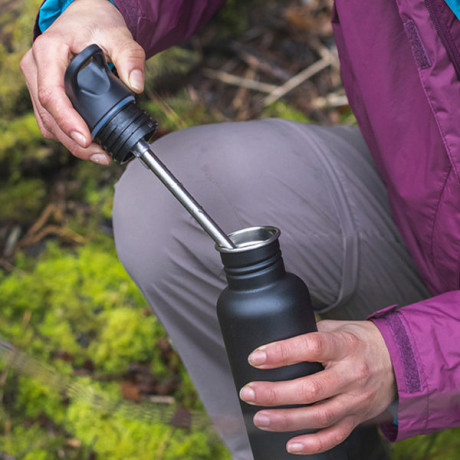 Спортивная бутылка для воды Klean Kanteen Classic Flip Sport 800 мл Black