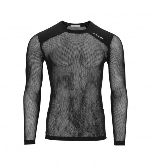 Термокофта муж. Aclima WoolNet Light Crewneck M's Jet Black XL