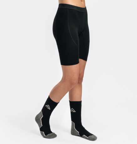 Термотрусы жен. Aclima WarmWool 200 Long Shorts W's Jet Black XXL