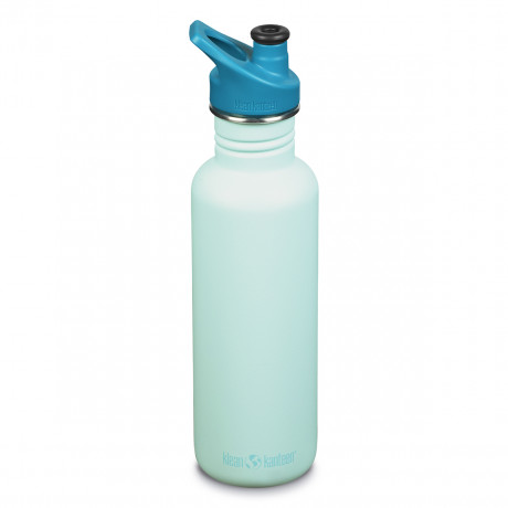 Спортивная бутылка для воды Klean Kanteen Classic Sport Cap 800 мл Blue Tint