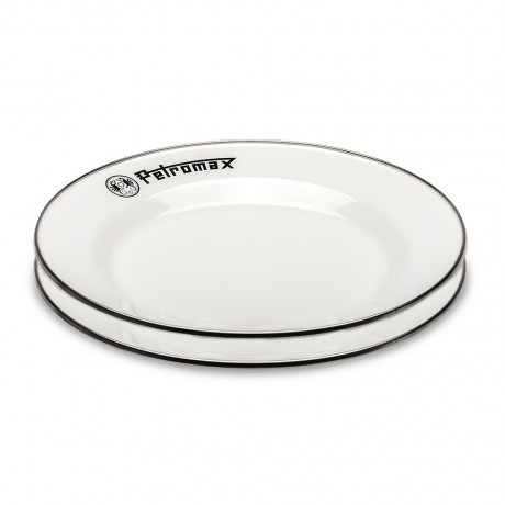 Набор тарелок эмалированных Petromax Enamel Plates 26 см Белый (2 шт)