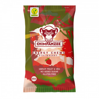 Энергетические желейные конфеты Chimpanzee Energy Chews Strawberry 30 г