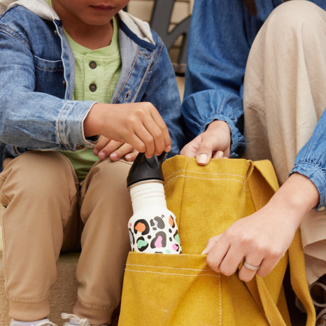 Детская бутылка для воды Kid Kanteen Classic Flip Sport 355 мл Leopard Print