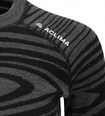 Термокофта жен. Aclima WarmWool 200 Crew Neck W's Black Motion XL