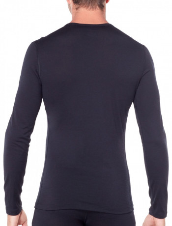 Термокофта муж. Icebreaker 200 Oasis Long Sleeve Crewe Men Black S