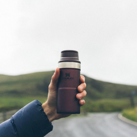 Термокружка Stanley Classic Trigger-Action Travel Mug 0.25 л Wine Red