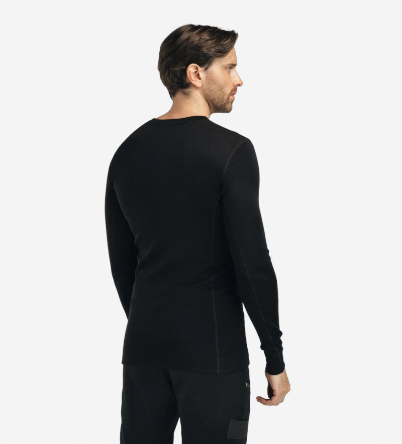 Термокофта чол. Aclima WarmWool Crewneck M's Jet Black L