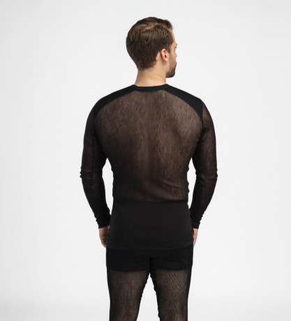 Термокофта муж. Aclima WoolNet Light Crewneck M's Jet Black S