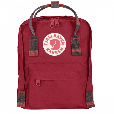 Рюкзак Fjallraven Kanken Mini 7 л Deep Red/Random Blocked