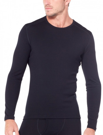 Термокофта муж. Icebreaker 260 Tech Long Sleeve Crewe Men Black M