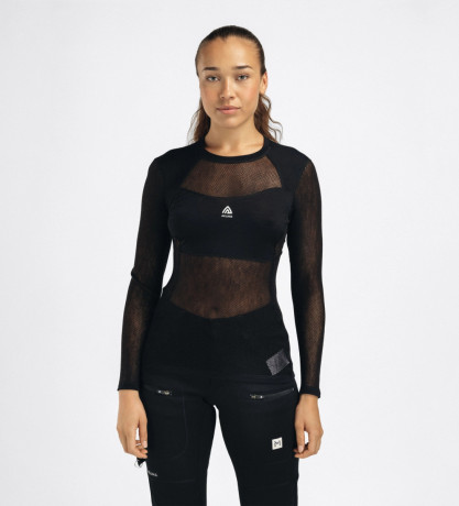 Термокофта жен. Aclima WoolNet Light Crewneck W's Jet Black M