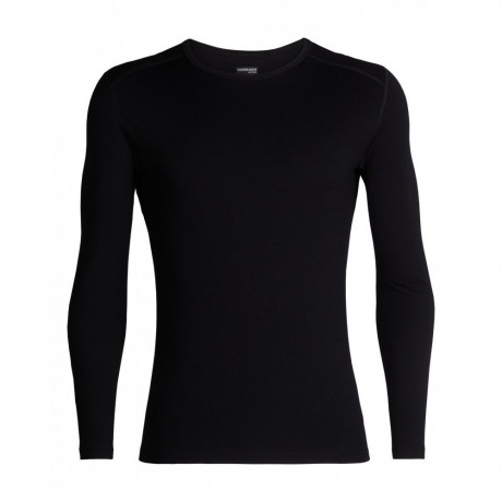Термокофта муж. Icebreaker 260 Tech Long Sleeve Crewe Men Black M