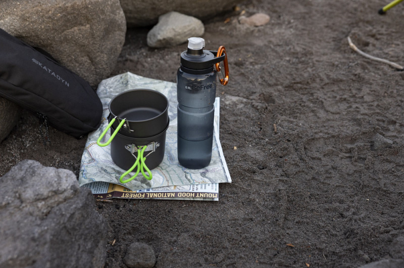 Бутылка-фильтр Katadyn BeFree AC Bottle 0.9 л Smoke