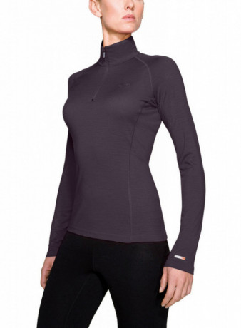 Термокофта жен. Icebreaker 200 Chakra Zip Women Java M