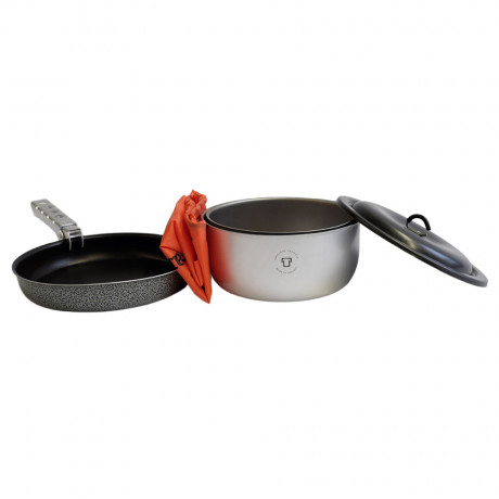 Набор посуды Trangia Tundra III-D 1.75 / 1.5 л (два котелка, сковорода, крышка, ручка, чехол)