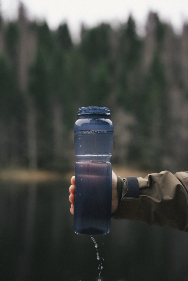 Бутылка-фильтр Katadyn BeFree AC Bottle 0.9 л Smoke