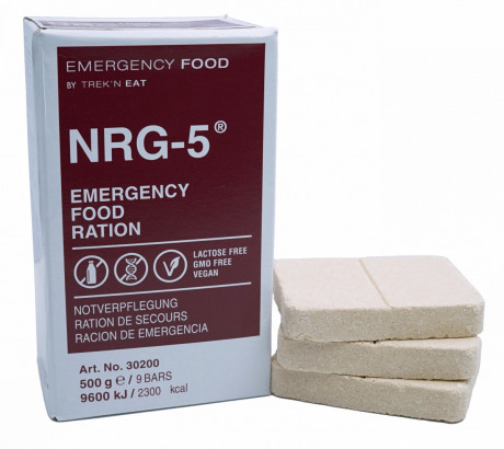 Аварийное питание Emergency Food Пшеничные брикеты NRG-5® 500 г