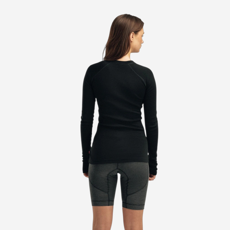 Термокофта жін. Aclima WarmWool Crewneck W's Jet Black XL