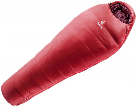 Спальный мешок Deuter Orbit SL Cranberry/Aubergine −5 °C Правый