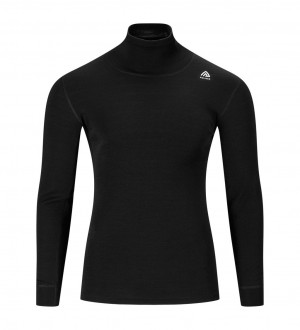 Термокофта муж. Aclima WarmWool 200 Roll Neck M's Jet Black XL